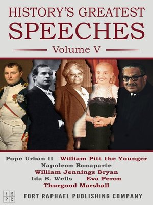 cover image of History's Greatest Speeches--Volume V